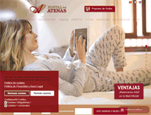 Tablet Screenshot of hostalatenas.com